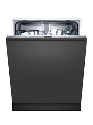 NEFF S153ITX02G N30 Fully Integrated Dishwasher, 12 place settings, Home Connect, Extra Dry, Favourite Setting/Programme, InfoLight, Time Delay, Stainless Steel