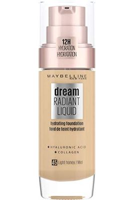 Maybelline New York Dream Satin Fondotinta Liquido, 45 Miel