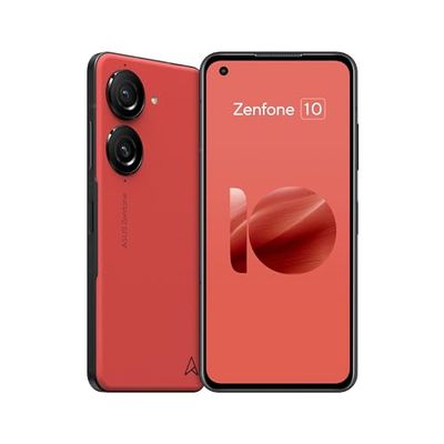 ASUS Zenfone 10, Red, 256GB Storage and 8GB RAM, EU Official, Compact Size 5,9 Inches, 50MP Gimbal Camera, Snapdragon 8 Gen 2