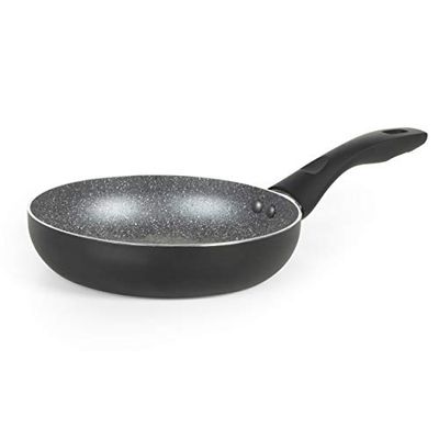 Progress BW09865EU Go Healthy 20 cm Poêle à Frire en Aluminium Pressé, Revêtement Antiadhésive Effet Marbre, Sans PFOA, Facile à Nettoyer, Résistant à la Corrosion, Convient à Tous Plaques de Cuisson