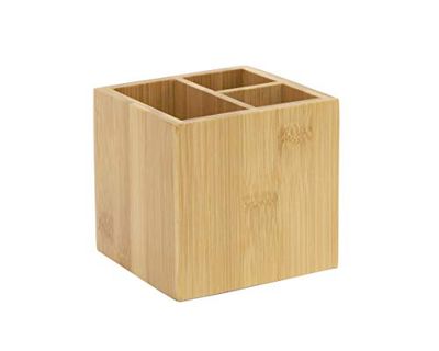 OSCO Bamboo Square Pen Pot