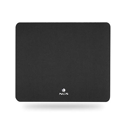 NGS Kilim Black - Tapis de Souris d'Ordinateur, Mouse Pad Antidérapant 250x210mm, Couleur Noir