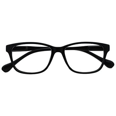 OPULIZE Reading Glasses Black Lightweight Readers Designer Style Mens Womens Spring Hinges R27-1 +3.50