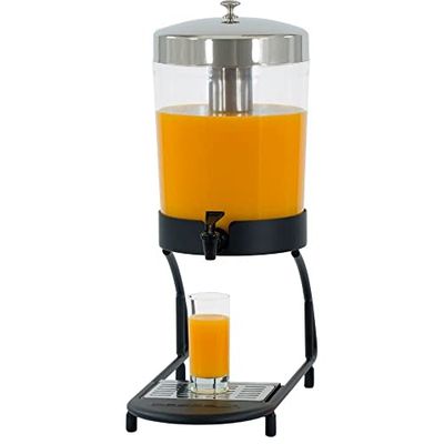 CASSELIN CDJ8 Dispensador de Jugo 8L, 0 W, Stainless Steel, Negro