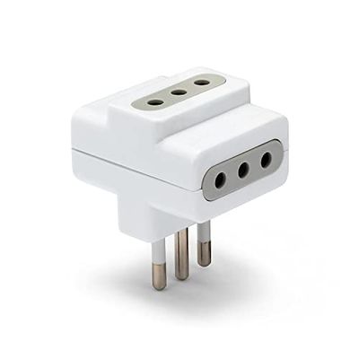Velamp Adaptador triplo ADAPT-3-10A com: 3 tomadas de 10 A, 1 peça