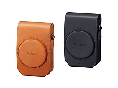 Sony LCS-RXG Custodia Morbida in Pelle per Fotocamere serie RX100, Marrone