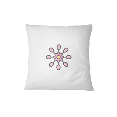 Bona Basics, Funda de cojín Decorativa, decoración del hogar, para sofá, cafetería, Tamaño: 45X45 cm, Color: Blanco
