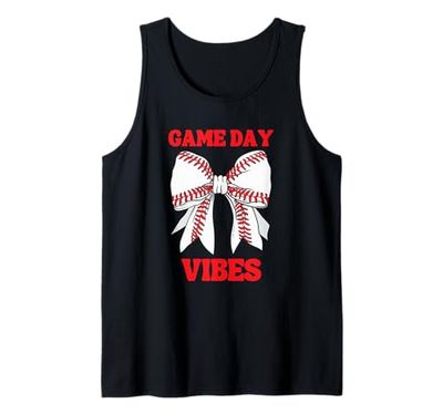 Gioco Giorno Vibes Coquette Bow Baseball Mamma Canotta