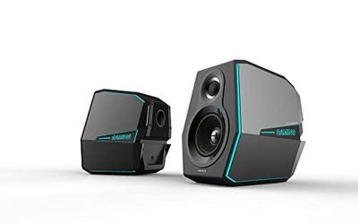 Edifier G5000 Altavoz para Juegos con Bluetooth 5.0 (aptX HD, aptX, SBC), Tres Modos de Sonido Ajustables e iluminación RGB para un Ambiente de Juego, Certificado de Audio de Alta resolución.