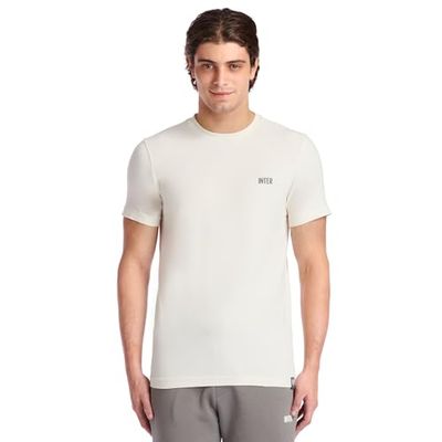 Inter Vuxen T-shirt, officiell produkt, daglig samling, 100% bomull, passar alla svarta fans