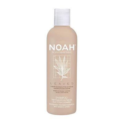 NOAH Leaves Nourishing Shampoo with Bamboo – Hydrating & Strengthening Hair Cleanser, Organic Bamboo Active Water, Gentle, Plant-Based Formula for Dry & Brittle Hair, Silicone-Free – 250ml