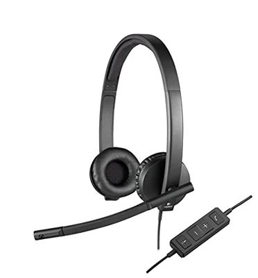 Logitech 981-000575 H570E Stereo Headset, Comfortabel, Betaalbaar En Bijzonder Duurzaam