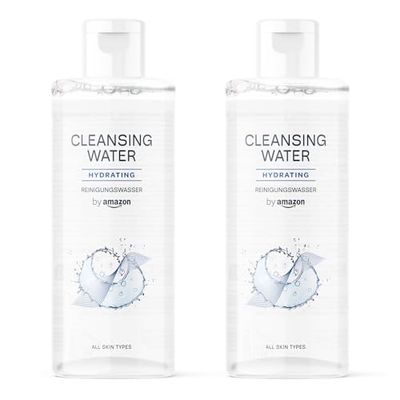 by Amazon Face Cleansing Water with Almond Extract, 2x200ml