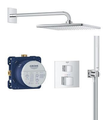 Grohe Precision Cube Sistema Doccia con Vitalio Rain Mono 310 Cube, 34879000
