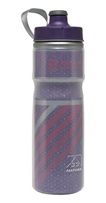 Nathan Fire And Ice, Sports-Bottiglia per Il Fuoco e Il Ghiaccio, Colore: Viola Imperiale, Unisex Adulto, 20 oz/600 ml