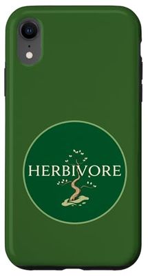 Elegant Herbivore Bonsai Emblem Design Case for iPhone XR