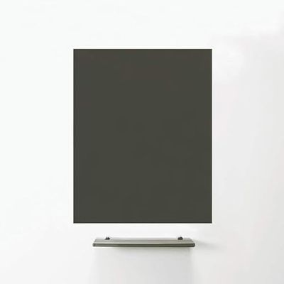 Magniplan Magnetic Glass Wipe Board Per Ufficio, Sala Riunioni, Aula, Home Office, Sala Giochi E Camera Da Letto - 900mm x 600mm - Grigio