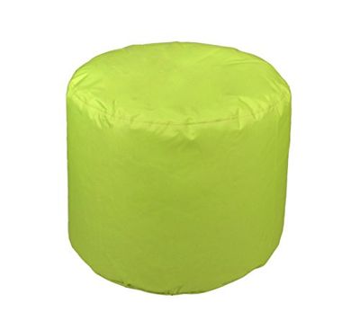 Kinzler S-10118/09 outdoorfähiger Tabouret, ronde, Env. Diamètre 50 cm, hauteur 40 cm,, Polyester, Vert pomme