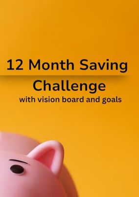 12 Month Envelope Challenge: Vision Board and Goal Planner