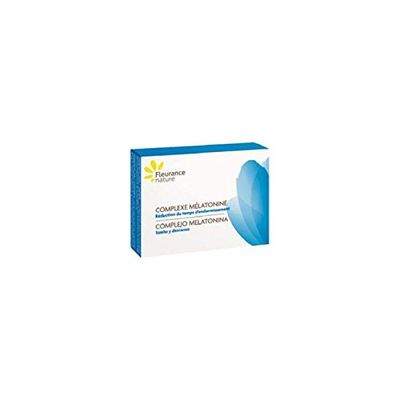 Fleurance Nature- Complexe Melatonine Bio- Triple Action- complément alimentaire sommeil- complexe sommeil- Melisse- Vitamine B6- Sommeil Naturel- Endormissement Rapide- Prévient l'insomnie-59294