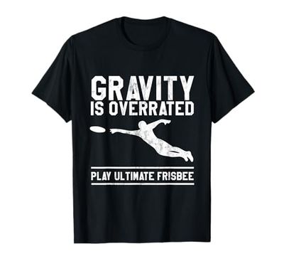 gravità è sopravvalutato giocare Ultimate Frisbee Maglietta