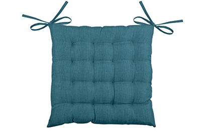 Lovely Casa Bea zitkussen 16 punten polyester turquoise 40 x 40 cm