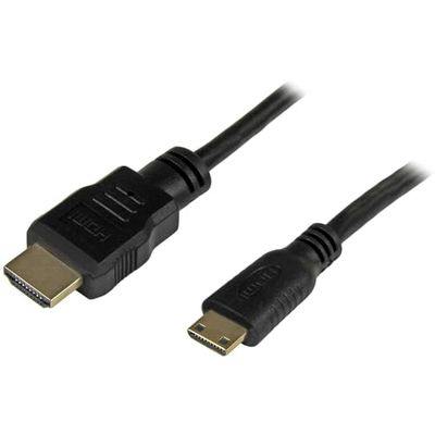 StarTech.com 0,3 m hög hastighet HDMI hane till hane kabel med Ethernet HDMI till HDMI mini