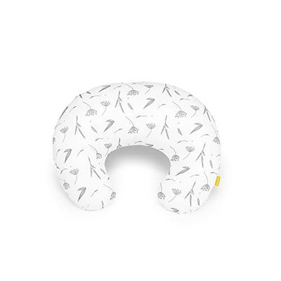skiddoü Ammi borstvoedingskussen, ergonomisch kussen voor baby's, om te positioneren, eenvoudig voeden, veilig materiaal, hypoallergeen, afneembare kussensloop, wit