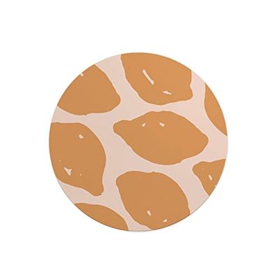Questo Casa, Round Digital Printed Mouse Pad, Non-Slip Base, for Office and Home, Diameter:22cm