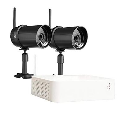 CHACON Kit videosorveglianza Wireless con 2 telecamere