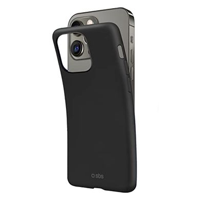 SBS iPhone 13 Pro Max etui czarne — Polo One Cover z silikonu — etui na telefon komórkowy etui ochronne case
