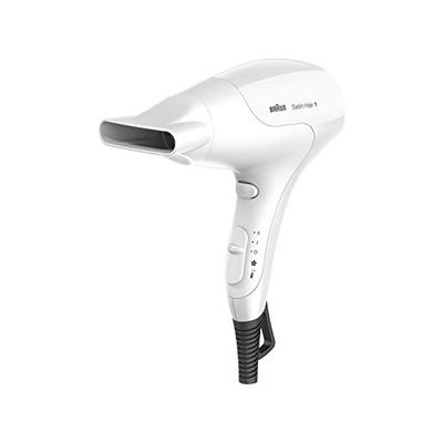 Braun Satin Hair HD 180 - Secador de pelo (17,8 cm, 8,6 cm, 24,2 cm, 3,83 kg, 541 x 194 x 271 mm) Color blanco
