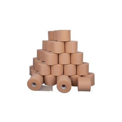 Cramer Lot de 48 rouleaux de ruban adhésif pré-enveloppant pour bande athlétique, élastique à cheveux, bandeau, soutien rotulien, fournitures de ruban athlétique, 7 cm x 27,4 m
