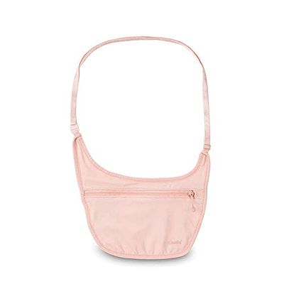 Pacsafe Coversafe S80 - Bolsa de viagem unissexo para adultos, acessório de viagem para o pescoço (embalagem de 1), Rosa, verde e vinho, Tamanho único