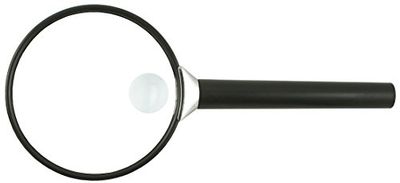 TFA Dostmann Handvergrootglas, 2-voudig vergroting en 4-voudig, handig, robuust, nuttige zichthulp.
