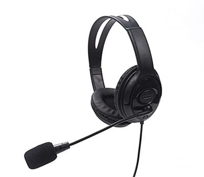TELLUR Basic PCH1/ PCH2 Cuffie Cablate, Stereo Binaurale, Microfono, Controlli in Linea, Disattivazione Mic e Cuffie, Design Leggero e Cuscinetti Morbidi, USB, Cavo 150cm, Zoom, Teams, Skype (PCH2)