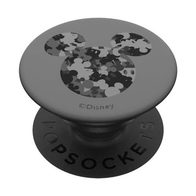 Disney Mickey Camo Gray PopSockets PopGrip Interchangeable