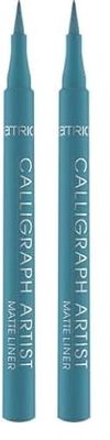 Catrice Calligraph Artist Matte Liner N°030 Vert Résultat instantané Couleurs intenses Mates Végétalien Sans particules de microplastiques Sans nanoparticules Sans parfum 1,1 ml (Lot de 2)