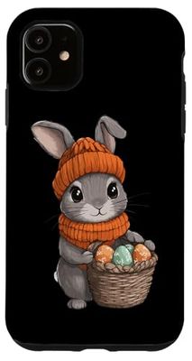 Costume da coniglio pasquale per bambini e bambine, decorazione coniglietto pasquale Custodia per iPhone 11