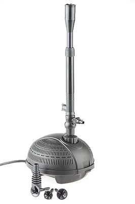 Pontec PondoVario 3500 56477 Waterspeelpomp voor gebruik in tuinvijver en sierfontein, vijverpomp, produceert vier verschillende fonteinen