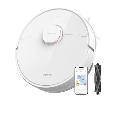 DREAME D10s Aspirateur Robot avec Navigation LDS, 5000 Pa Robot Aspirateur Laveur 2 en 1, Cartographie Laser, WiFi/Alexa/App contrôle, 280 Min d'autonomie pour Les Tapis,moquettes,sols durs et Autres