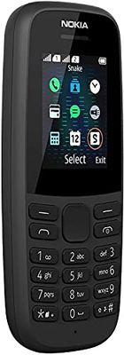 Nokia 105 Dual-SIM (2019) Zwart ontgrendeld