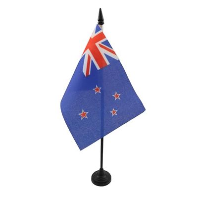 Drapeau de table Nouvelle-Zélande 15x10cm - PETIT Drapeaux DE BUREAU néo-zélandais 10 x 15 cm - AZ FLAG