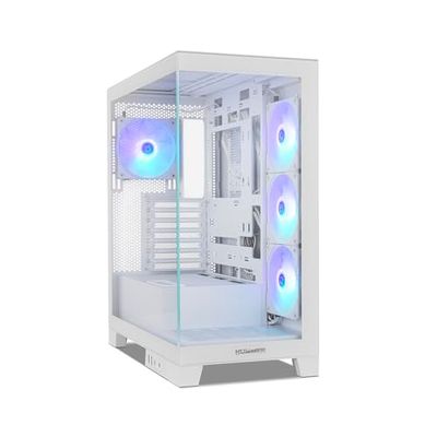 NOX Hummer Glock Midi Tower Blanc
