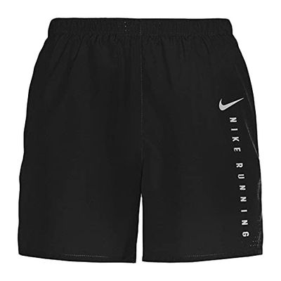 Nike DA1310-010 M NK RN DVN CHLLGR 5IN BF Uomo Black/Black/Reflective Silv XL
