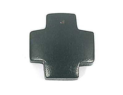 INNSPIRO Ciondolo in legno croce cerata nera 23 x 23 mm. 50 u. ca.