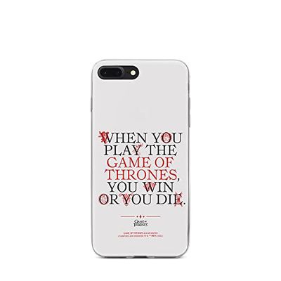 ERT GROUP mobiltelefonfodral för Apple Iphone 7 PLUS/ 8 PLUS originalt och officiellt licensierat Game od Thrones mönster Game of Thrones 009, fodral tillverkad av TPU-plast