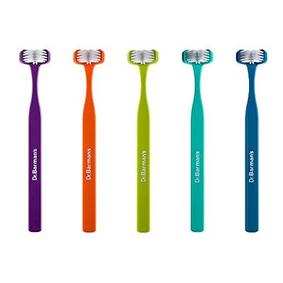 Dr. Barman's Escova de dentes regular Superbrush, para adultos, 12 anos, embalagem de 1