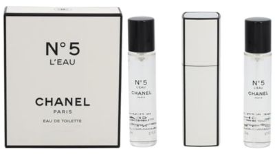 NÂº5 L'Eau Eau de Toilette Vaporizer 3 x 20 ml