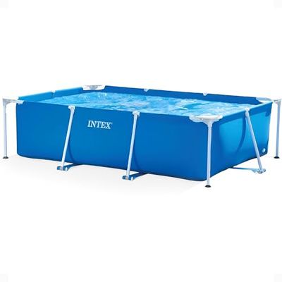 Intex 28272 Piscina Frame Rettangolare, 3834 Litri, Azzuro, 300 x 200 x 75 cm